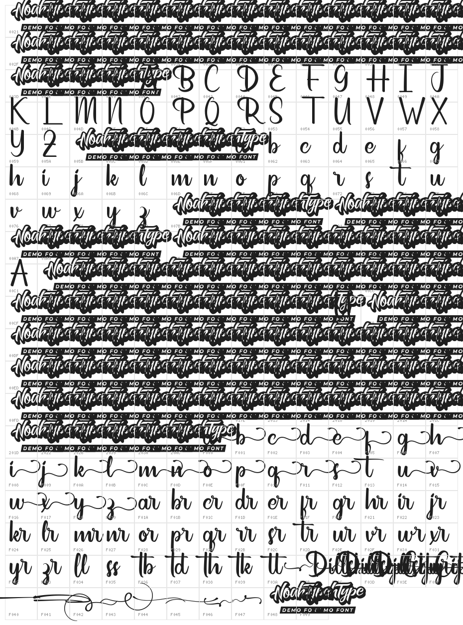 Dillsburg City Demo Character Map