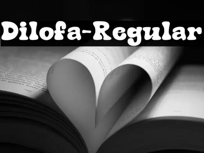 Dilofa-Regular Font examples