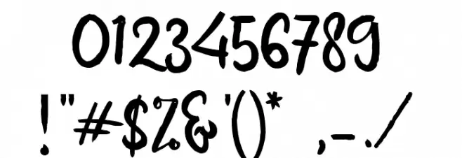 Diluk Engkas Font OTHER CHARS