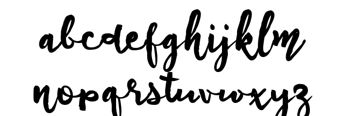 Diluk Engkas Font LOWERCASE