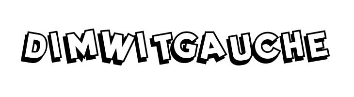 DimWitGauche  免费字体下载