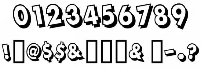 DimWitRight Font OTHER CHARS