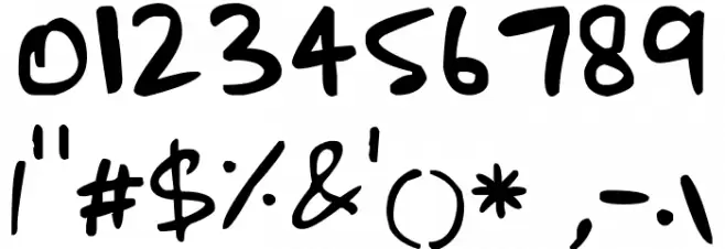 Dimaag Font OTHER CHARS