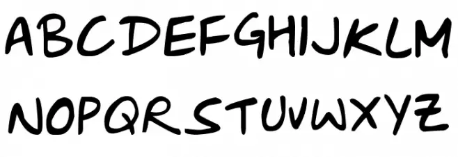 Dimaag Font UPPERCASE