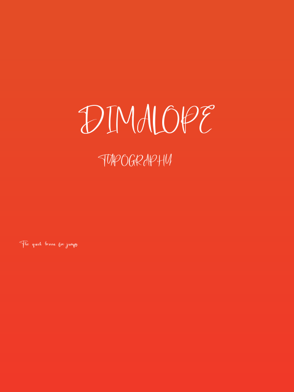 Dimalope Poster