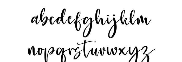 Dimalope Font LOWERCASE