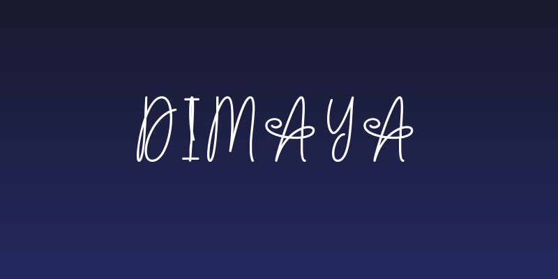 Dimaya Social Header