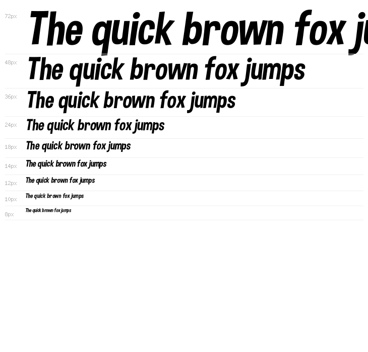 Dimbo Italic Waterfall