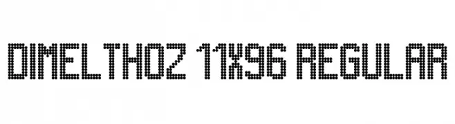 Dimelthoz 11x96 Regular  Descarca Fonturi Gratis