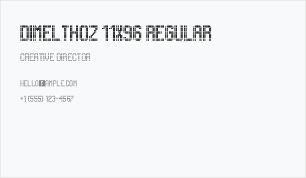 Dimelthoz 11x96 Regular Business Card