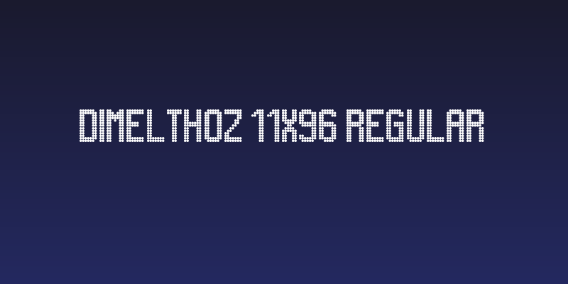 Dimelthoz 11x96 Regular Social Header