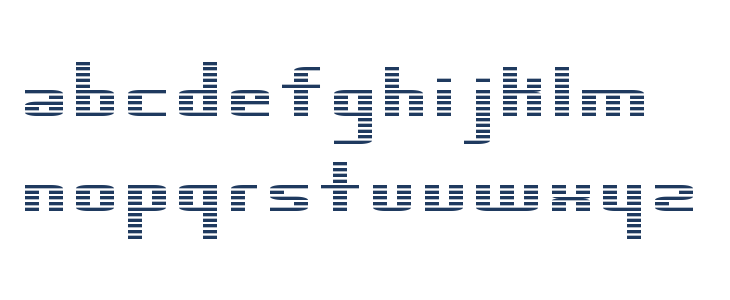 Dimension Regular Lowercase