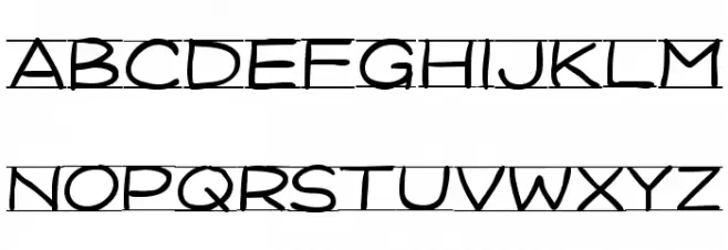 Dimension-Regular Schriftart Groß