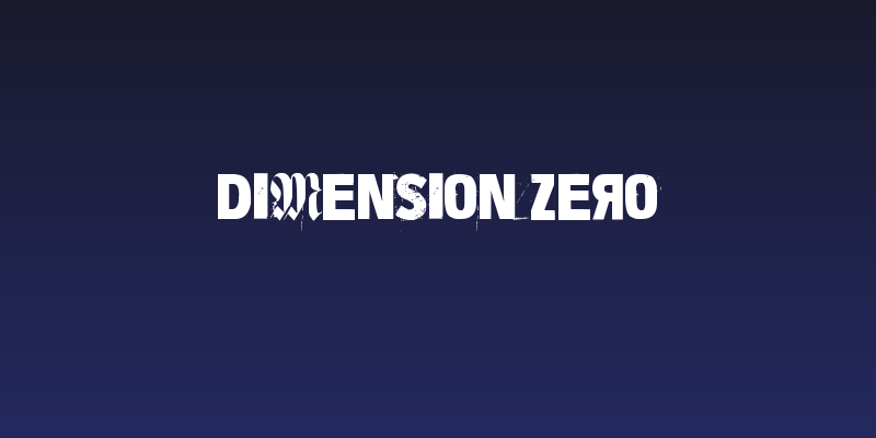 Dimension Zero Social Header