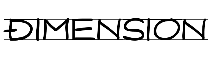 Dimension  Fuentes Gratis Descargar