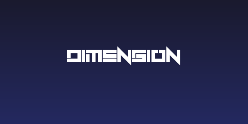 Dimension Social Header