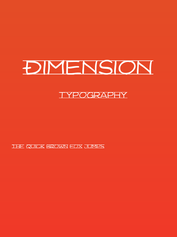 Dimension Poster