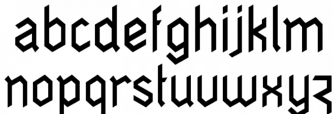 Dimensiva फ़ॉन्ट लोअरकेस