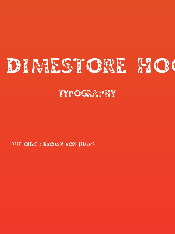 Dimestore Hooker Poster