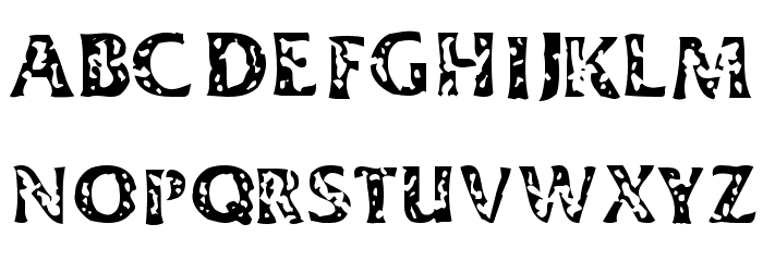 Dimestore Hooker Font LOWERCASE