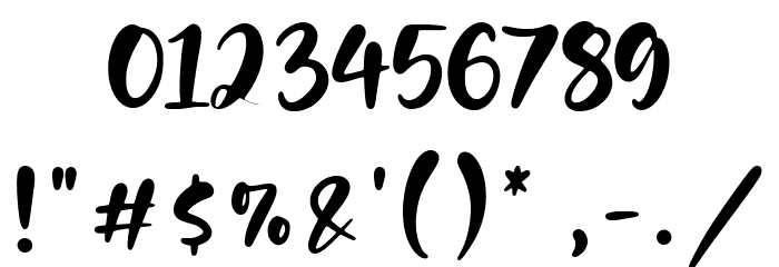 Dimetone Font OTHER CHARS