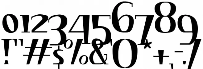 Diminuendo-Regular Font OTHER CHARS