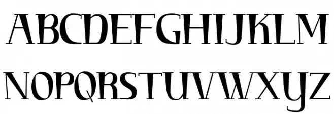 Diminuendo-Regular 字体 大写