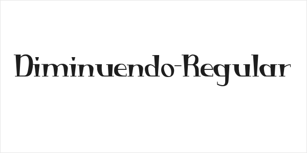 Diminuendo-Regular Logo