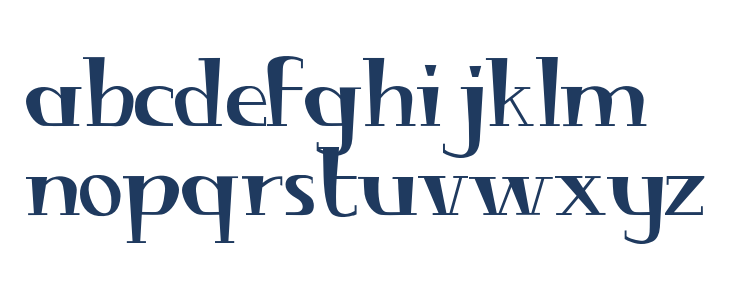 Diminuendo-Regular Lowercase