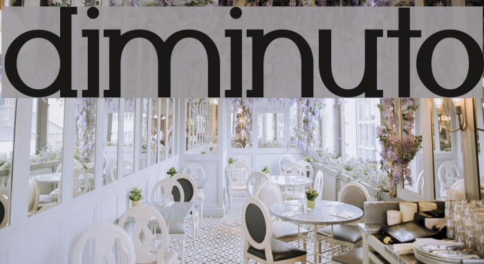 Diminuto Font examples