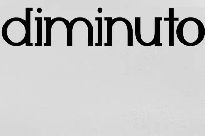 Diminuto Font examples