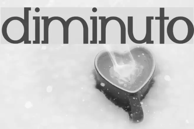 Diminuto Font examples