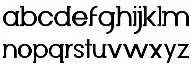 Diminuto Schriftart Kleinbuchstaben