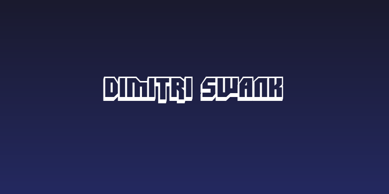 Dimitri Swank Social Header
