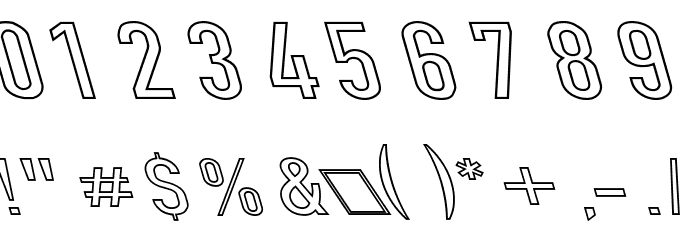 Din Kursivschrift Breit Leftalic Ghost Font OTHER CHARS