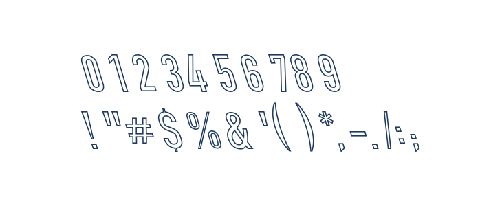 Din Kursivschrift Eng Leftalic Ghost Other Characters