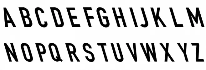 Din Kursivschrift Eng Leftalic Fuentes MAYÚSCULAS