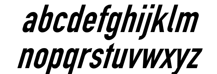 Din Kursivschrift Eng Font LOWERCASE