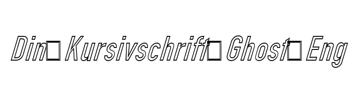 kursivschrift stehend haar