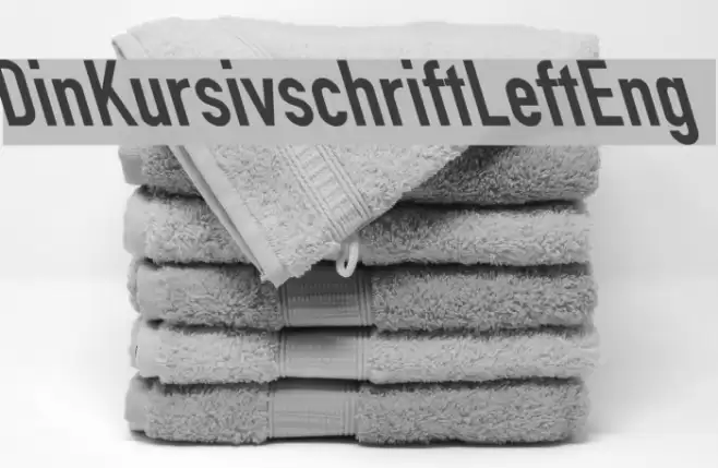 Din Kursivschrift Left Eng Polices examples