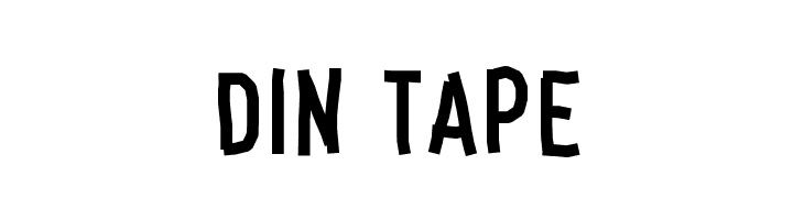 Din Tape  Descarca Fonturi Gratis