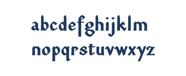 DinahVAA Bold Lowercase