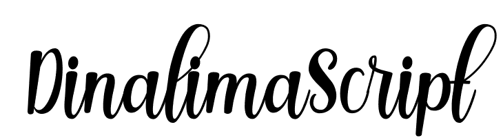 Dinalima Script  Free Fonts Download