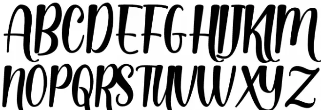 Dinalima Script Шрифта ВЕРХНИЙ