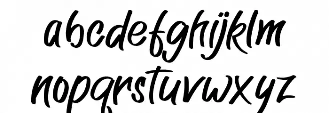 Dinamica Star Schriftart Kleinbuchstaben