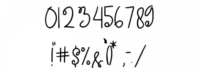 Dinamica Font OTHER CHARS