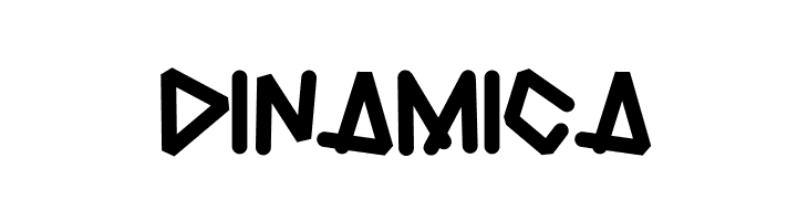 Dinamica  font caratteri gratis