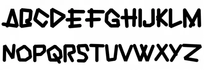 Dinamica Schriftart Groß