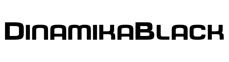 Dinamika Black फ़ॉन्ट