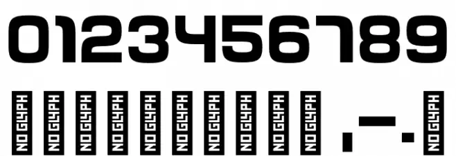 Dinamika Black Font OTHER CHARS